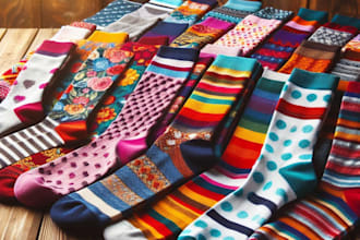 create unique socks design for your brand