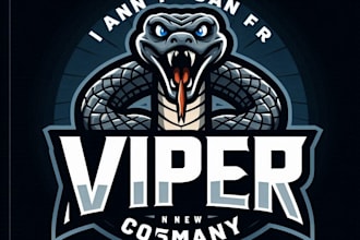 do make viper mascot logo design with unlimited review