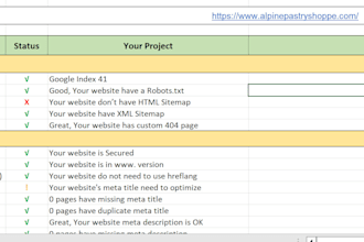 provide screaming frog SEO audit report, competitor analysis