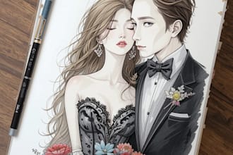 draw a fashion collection of clothes illustration or sketch