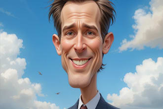 draw a caricature of you a friend or a loved one