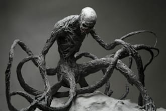 make horror fantasy style