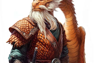 design a dnd character art and dnd character art