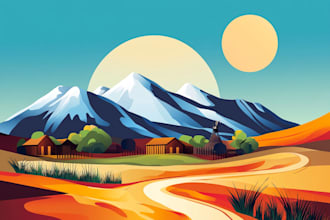 create artistic vector illustration
