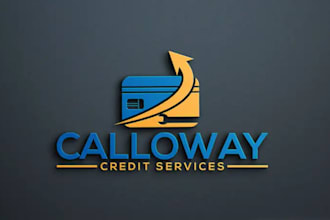 make cleaning business credit service logo design