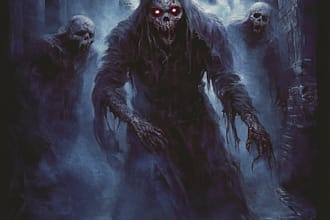 design fantasy book cover and horror book cover design