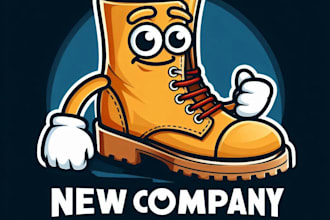 do crate mascot boot shoe foot and arm positions with express delivery