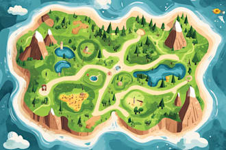 design unique vector map illustration or street map