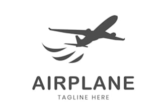 design creative beautiful aviation logo for you in 1 day