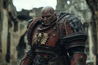 draw a warhammer 40k character and creature