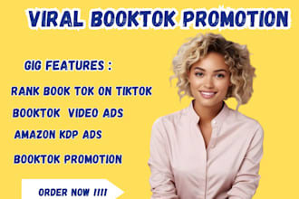 do viral book promotion ebook marketing tiktok book video amazon kdp ads