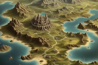 create your fantasy world map, region map, or city map
