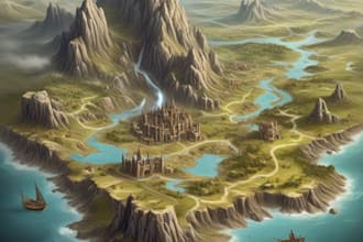make fantasy maps of world, region for your rpg game