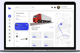 develop transportation app, logistic app, geolocation app, driver app