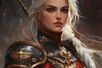 make any warhammer illustration of you