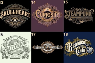 design a unique vintage retro hipster classic logo