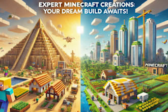 create any build you want in minecraft