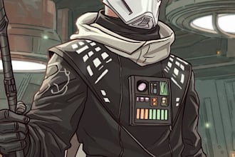 drw your sci fi and star wars character
