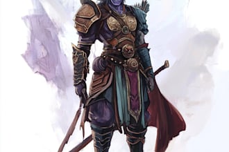 dnd character art and dnd character art