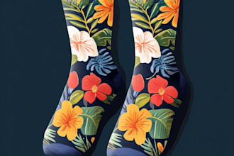 make custom and unique socks design