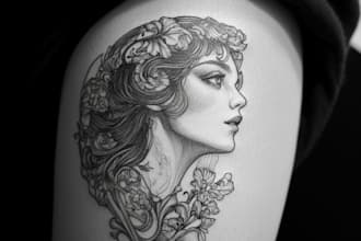hand draw your amazing custom tattoo design