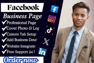 do facebook business page creation, fb fan page, setup to gain organic followers