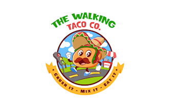 design unique walking taco co logo