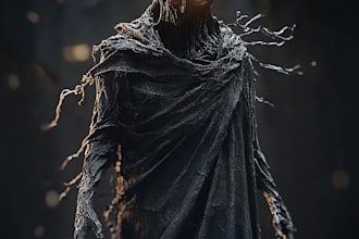 make fantasy horror and any character from that genre