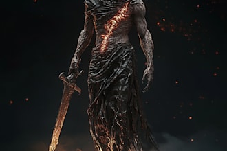 create any kind of fantasy scary horror character