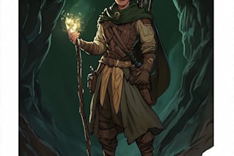 create dnd character art and fantasy charecter