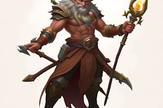 make a world of warcraft or fantasy character
