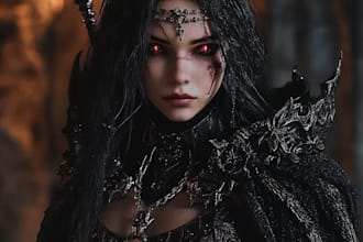 draw your own character from a science fiction, fantasy, horror, or thriller