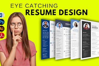 design professional resume for land your dream job