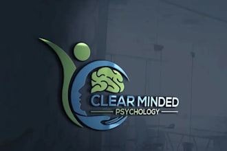 design custom monogram psychology logo for your brand