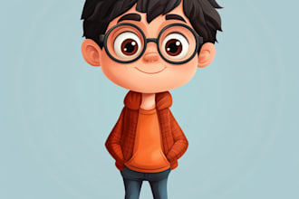 make cartoon character design