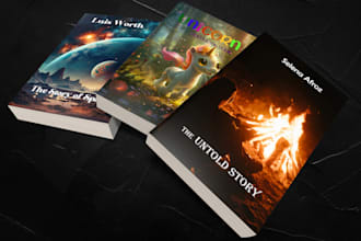 do book cover design, ebook cover, paperback and KDP cover design