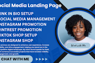 design social media landing page instagram promotion link in bio setup stanstore
