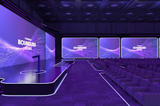 create and render amazing 3d events stage design