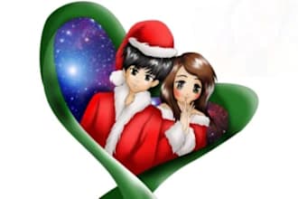 do digital caricature from your photo