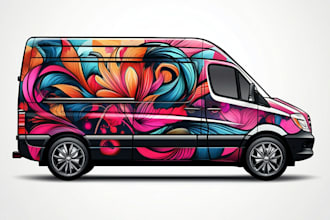 do custom car wrap, van wrap, truck wrap, trailer wrap