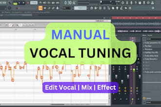 pitch correct and vocal tuning manually using melodyne