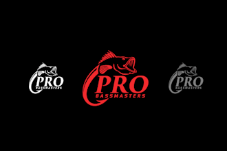 design a professional modern fishing and hunting logo