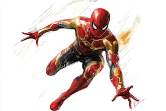 create your portrait in a marvel character