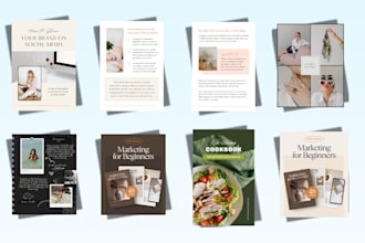 canva ebook design, ebook workbook design, lead magnet ebook create fillable PDF