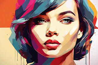 make a beautiful wpap pop art portrait