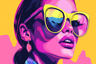 draw amazing wpap pop art portrait poster
