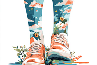 make  custom and unique socks design