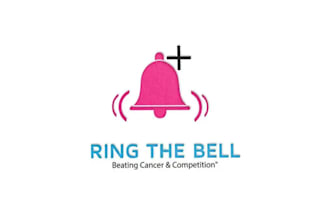 design classy simple equine facility ring bell logo for you