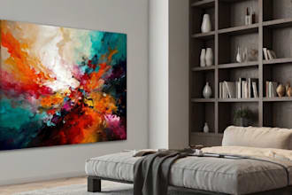 design breathtaking abstract art for your home and office
