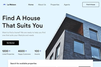 design agent website with idx integration, real estate website, realtors website